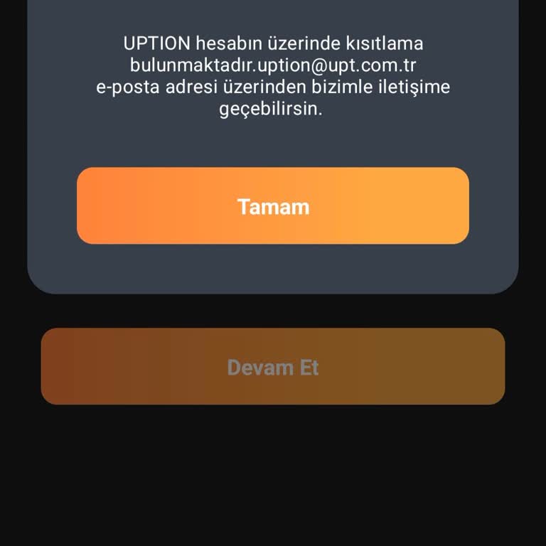 Uption Hesabım Kısıtlandı, 213.731,98 TL’lik Paramı Kullanamıyorum Ve Yardım Yok