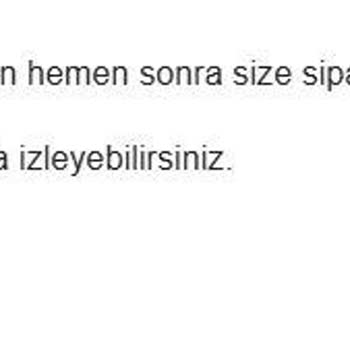 Sipariş Gönderilmedi Ve İade İşlemi Gerçekleşmedi