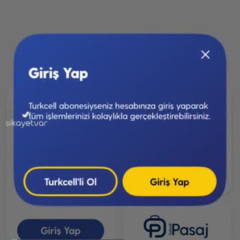 Turkcell Uygulama Giriş Hatası