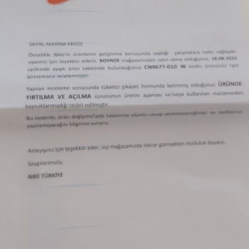 Boyner'den Aldığım Ayıplı Terlik İçin Uzun İnceleme Süreci Ve Eksik Resmi Rapor