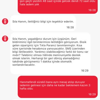 Alerjisi Olan Müşterinin Turşulu Hamburger Hatası Ve 300 TL İadesi Gecikiyor