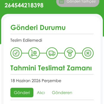 Teslim Edilmeyen Sipariş Ve Net Bilgilendirme İsteği