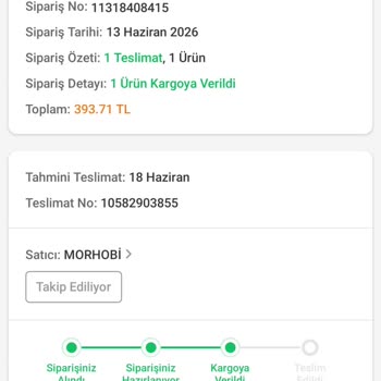 Teslim Edilmeyen Sipariş Ve Net Bilgilendirme İsteği