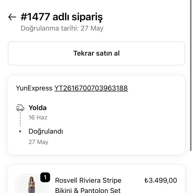 Ödenen 3.500 TL'lik Bikini Siparişi Teslim Edilmedi Ve İletişim Kurulamıyor