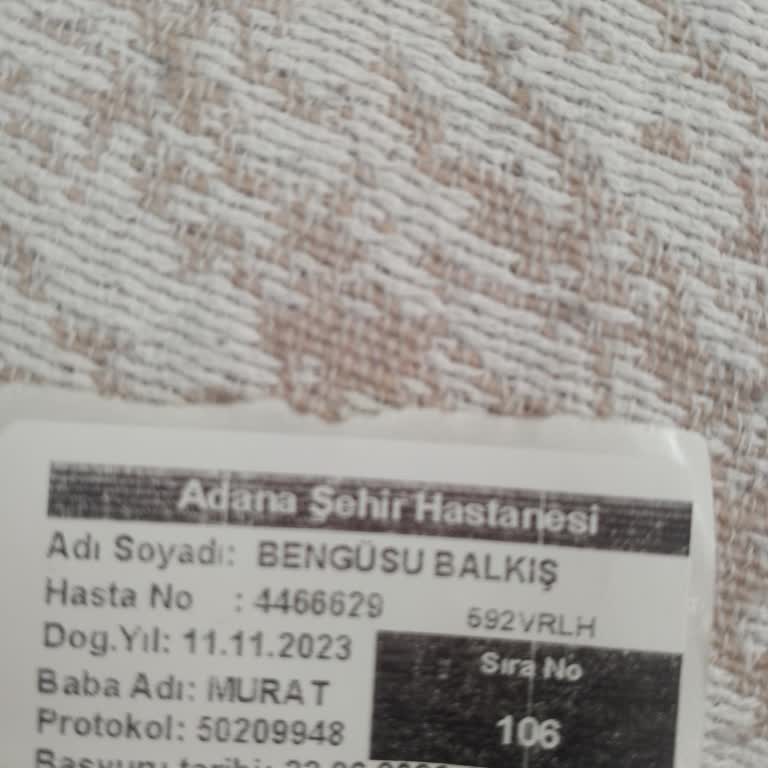 Adana Şehir Hastanesi Ortopedi Bölümünde Doktorun Randevu Yok Deyerek Çocuğu Muayene Etmemesi