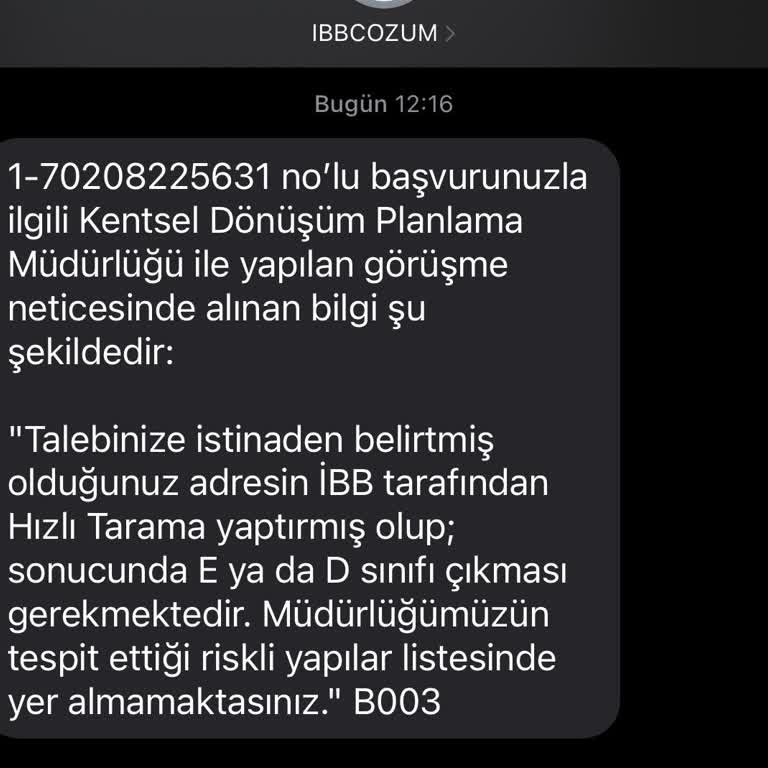 İBB’nin Riskli Yapı Belgesiyle Çelişen Kira Yardımı Reddi