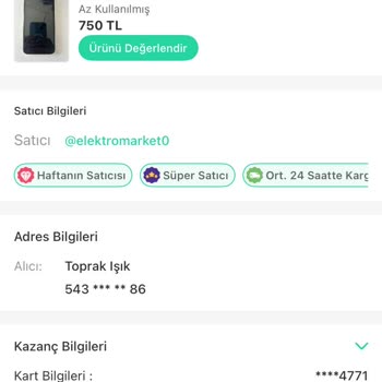 Dolap Orijinal Olmayan Ve Kırık İPhone 11 Ekranı İçin Tam İade Ve Satıcı Yasaklaması Talebi