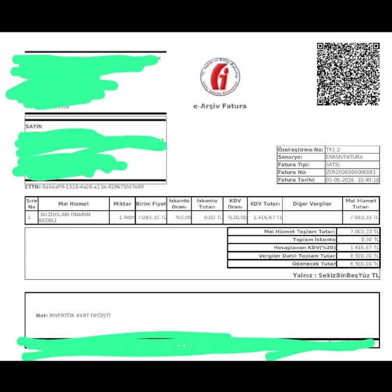 E06/E10 Hataları Tekrar Tekrar Çıkıyor, Servis Çözüm Sunamıyor, Değişim İstiyorum