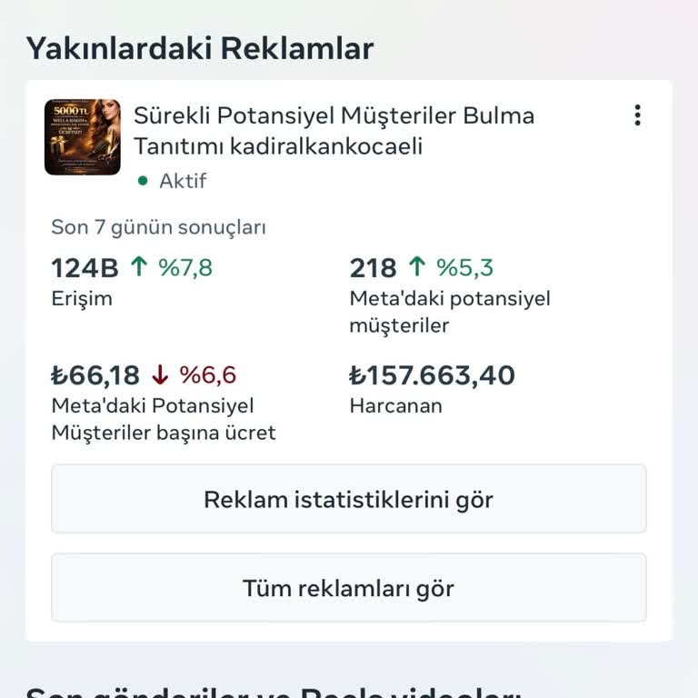 Onaysız Meta Reklam Harcamalarıyla 157.663 TL Zarar