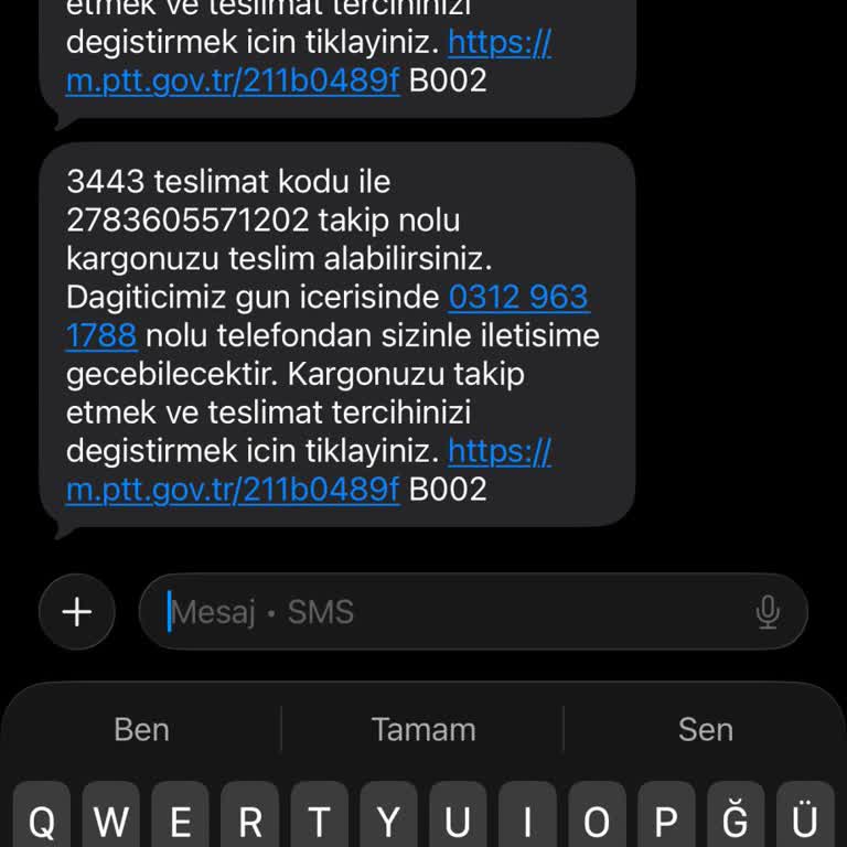Kargonun Yanlış Teslimatı Ve PTT Kargo Hizmetlerinin İlgisizliği