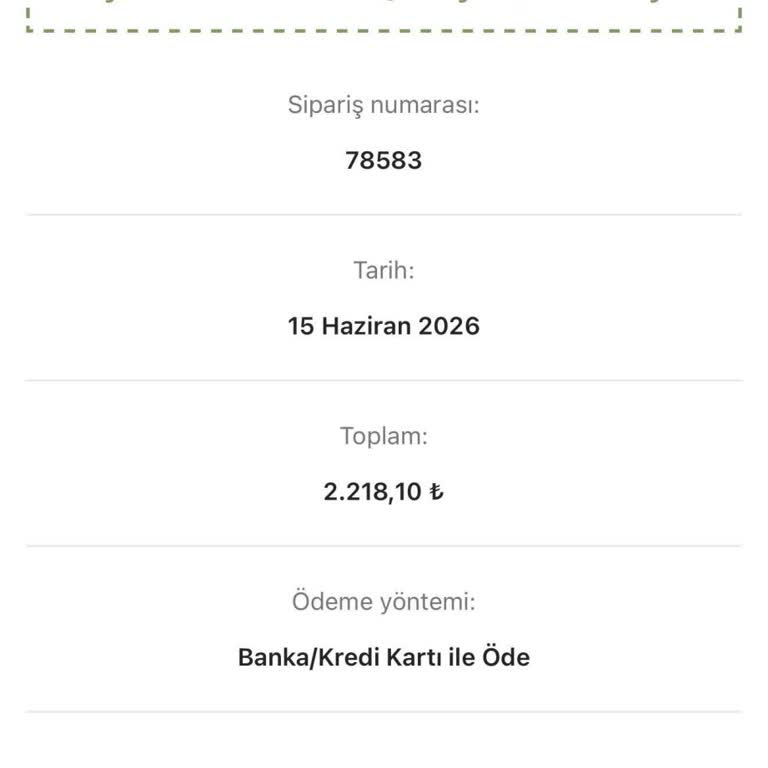 Zaina Butik'ten Verilen Siparişin Kargo Gecikmesi Ve İade Talebi