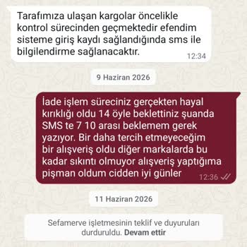 1.700 TL İade Gecikmesi Ve Müşteri Hizmetleri Sorunu