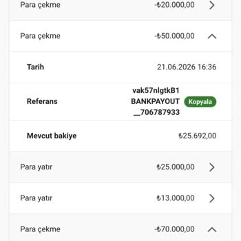 Yatırılan 29.200 TL Hesaba Yansımıyor, 50.000 TL Çekim Geri Dönmüyor