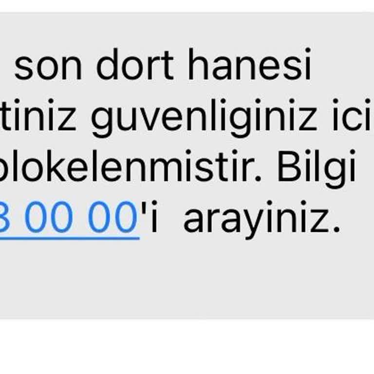 Kredi Kartım Açıklama Olmadan Bloke Edildi Ve Kullanılamıyor