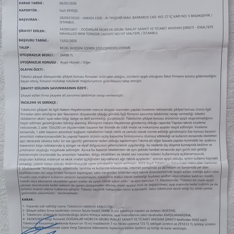 Mahkeme Kararı Olmasına Rağmen 25 Bin TL İadesi Gecikiyor