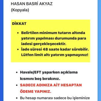 98.000 TL Yatırma İşlemi Hesaba Geçmedi Ve Destek Yardımcı Olmuyor