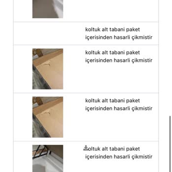 Kırık Baza Ve Döşeme Yırtıkları Nedeniyle Tam İade Talebi