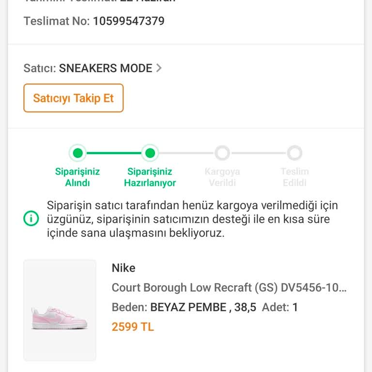 Siparişim Hazırlanıyor Durumunda Kalıyor Ve Tek Çözüm İptal