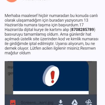 Numara Taşıma Gecikmesi Ve Hattımın Aktif Olmaması Nedeniyle Mağdur Oldum