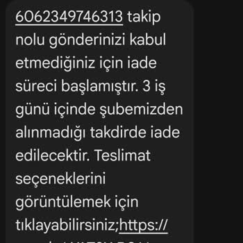 Yanıltıcı Teslimat Notu Ve Şubeye Gitme Zorunluluğu