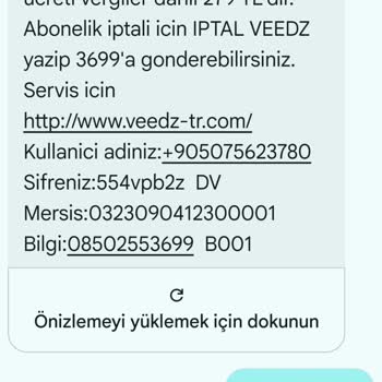 Yanlış Aboneliğin 279 TL’lik Faturamda Görülmesi Ve İade Talebi