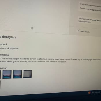 Ayıplı Monitör İadesi 20 Gün İçinde Sonuçlanmalı