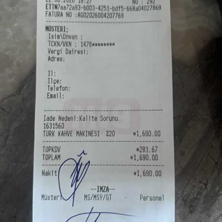 Koşulsuz İade Garantisine Rağmen Mağaza Çalışanının Kaba Ve Saygısız Davranışı