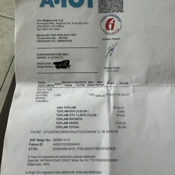 Motor Yanması Sonrası Garanti Reddi Ve Bakım Bilgilendirme Eksikliği