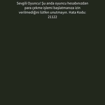 Jojobet'te 11.000 TL Çekim İsteği Reddedildi Ve Müşteri Desteği Ulaşılamıyor