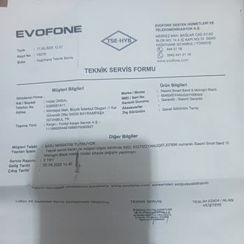 Mi Band 10 Kordonu Kısa Sürede Koptu, Dayanıklılık Sorunu