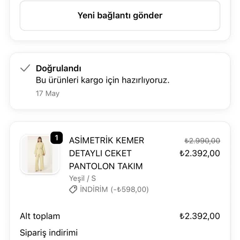 Sipariş Teslim Edilmedi, İletişim Yanıtı Yok