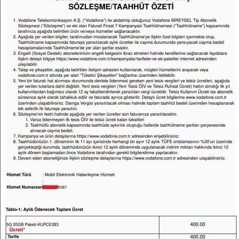 Vodafone Hat Taşıma Gecikmesi Ve 10 Günlük Mağduriyet