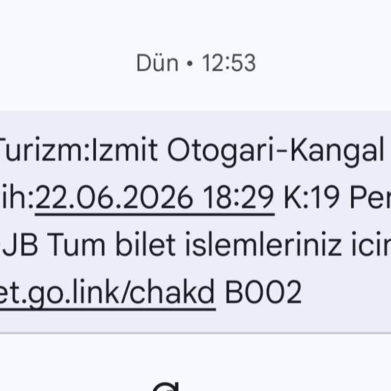 İzmit Sivas Seferinde 1.5 Saat Gecikme Ve Bilgi Verilmemesi