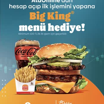 Big King Menü Kuponunda Ürün Mevcut Değil Hatası