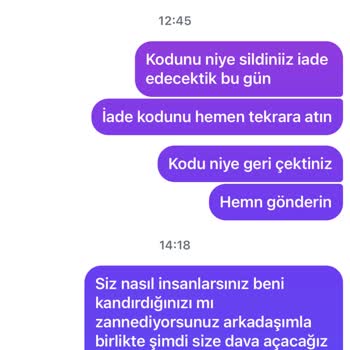 İade Kodu Alamadım Ve Instagram’da Engellendim