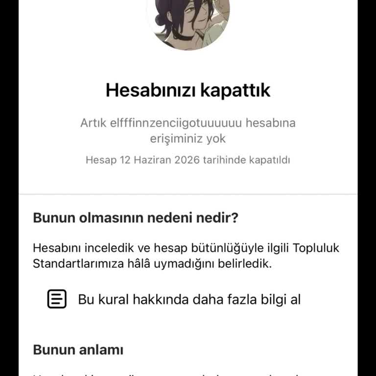 Yanlış Otomatik IP Banı Nedeniyle Instagram Hesabım Kapatıldı