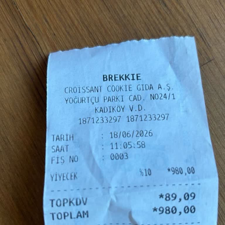Brekkie Croissant & Cookie İlgisizlik Sebebiyle Son Derece Hayal Kırıklığına Uğradım