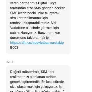 Vodafone Hat Taşıma İşlemi Söz Verilen Tarihte Tamamlanmadı Ve Randevu Gecikti