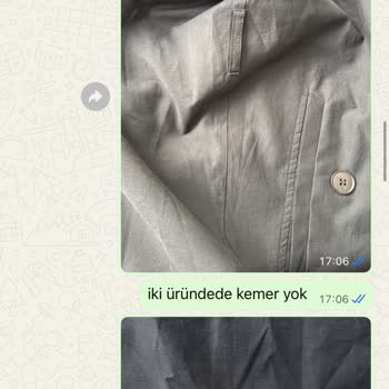 Defolu Trençkot Satışı Ve İade Reddi