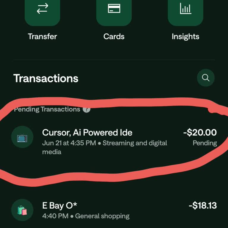 Cursor Subscription Not Started, Invoice Backdated