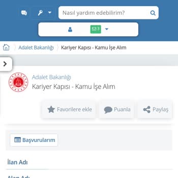 Kariyer Kapısı’nda Mübaşir Başvurusu Sistem Hatası Nedeniyle Tamamlanamıyor