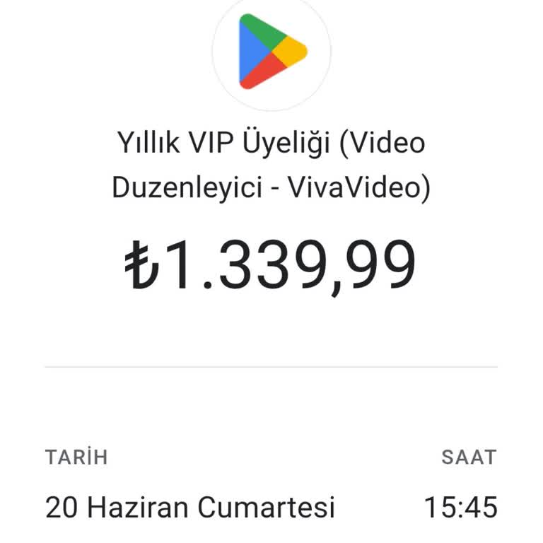 Kullanmadığım Uygulama İçin Yetkisiz Abonelik Ücreti Çekildi Ve İade Talep Ediyorum