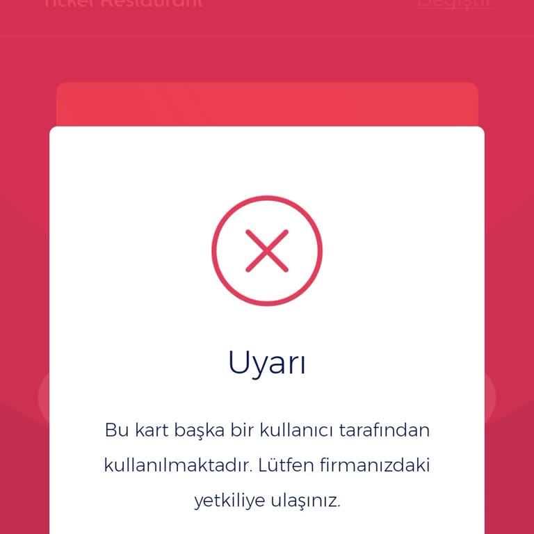 Telefon Numarası Güncellenemediği İçin Edenred Ticket Hesabına Giriş Engellendi