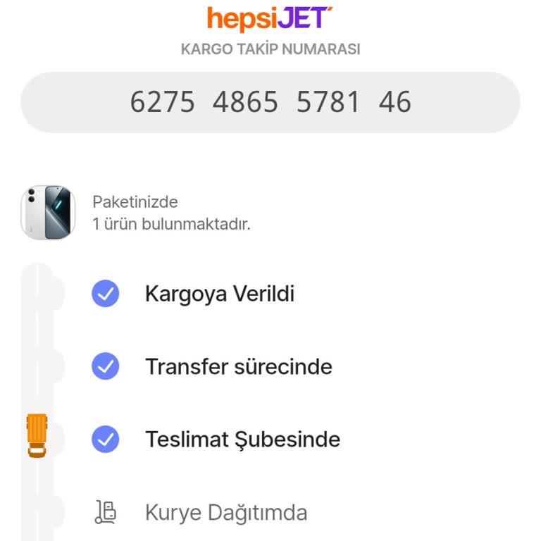 Hepsijet Kargom Şubede Bekliyor, Teslimat Gerçekleşmedi