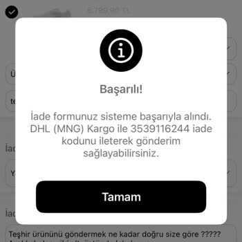 Sportinn'den Gelen Teşhir Ürün Ve İlgisiz Müşteri Hizmetleri Nedeniyle Tam İade Talebi