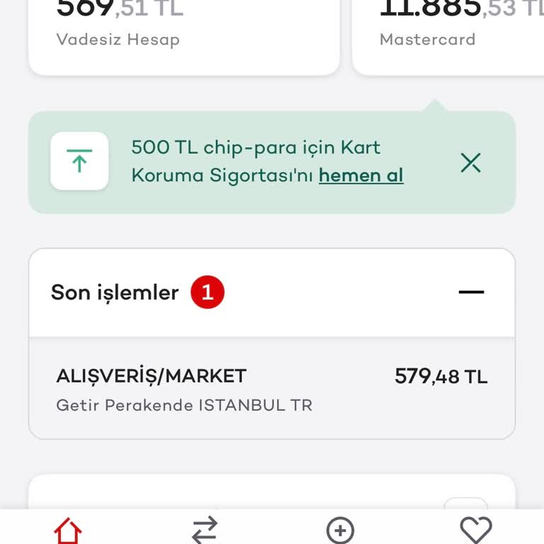Getir’de Sipariş Oluşmaması Ve Karttan Çekilen 579,48 TL’nin İadesi