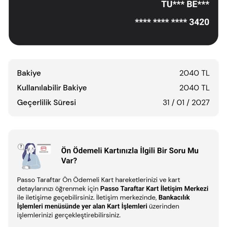 Passo Mobil’de Görülen 2.040 TL Bakiye Sistem Hatası Nedeniyle Kullanılamıyor