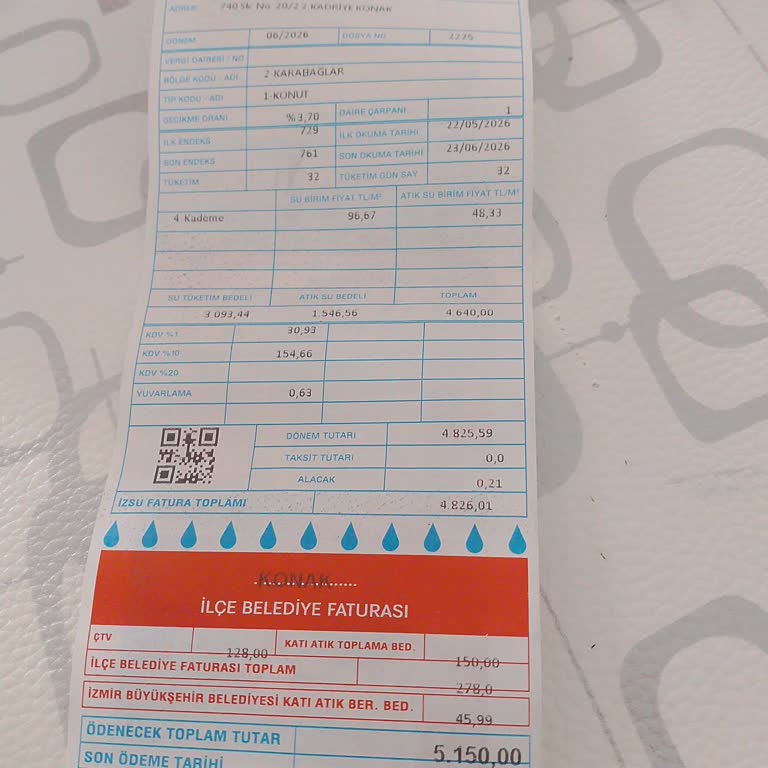 İZSU Faturamda Aşırı Artış Ve Müşteri Hizmetine Ulaşılamaması