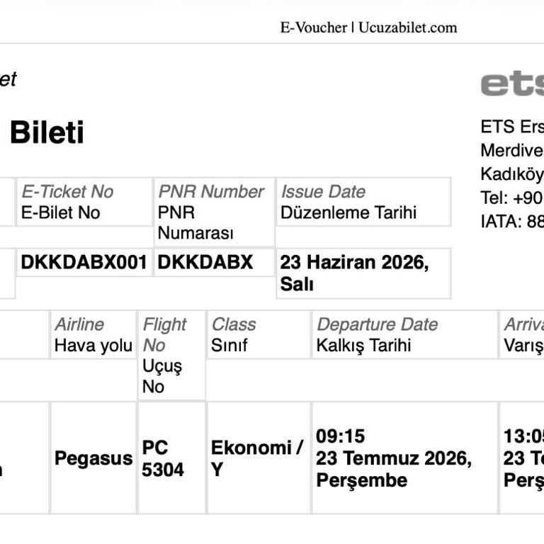 Ucuzabilet’ten Soyisim Düzeltmesi İçin 500 TL Ücret Talebi