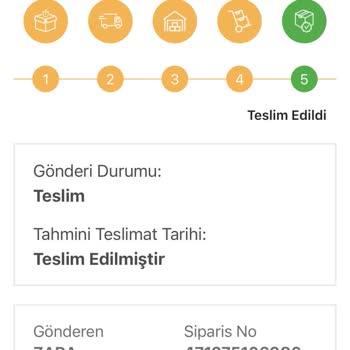 Teslim Edildi Yanlış Bilgisi Ve Kargo Sorunu Nedeniyle Ürün Yok, İade Talebi